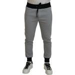 Dolce & Gabbana Gray Polyester Sweatpants Jogger Pants PAN74798-48