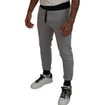 Dolce & Gabbana Gray Polyester Sweatpants Jogger Pants PAN74798-48