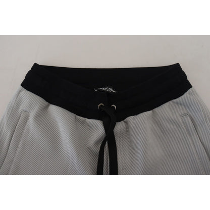 Dolce & Gabbana Gray Polyester Sweatpants Jogger Pants Dolce & Gabbana