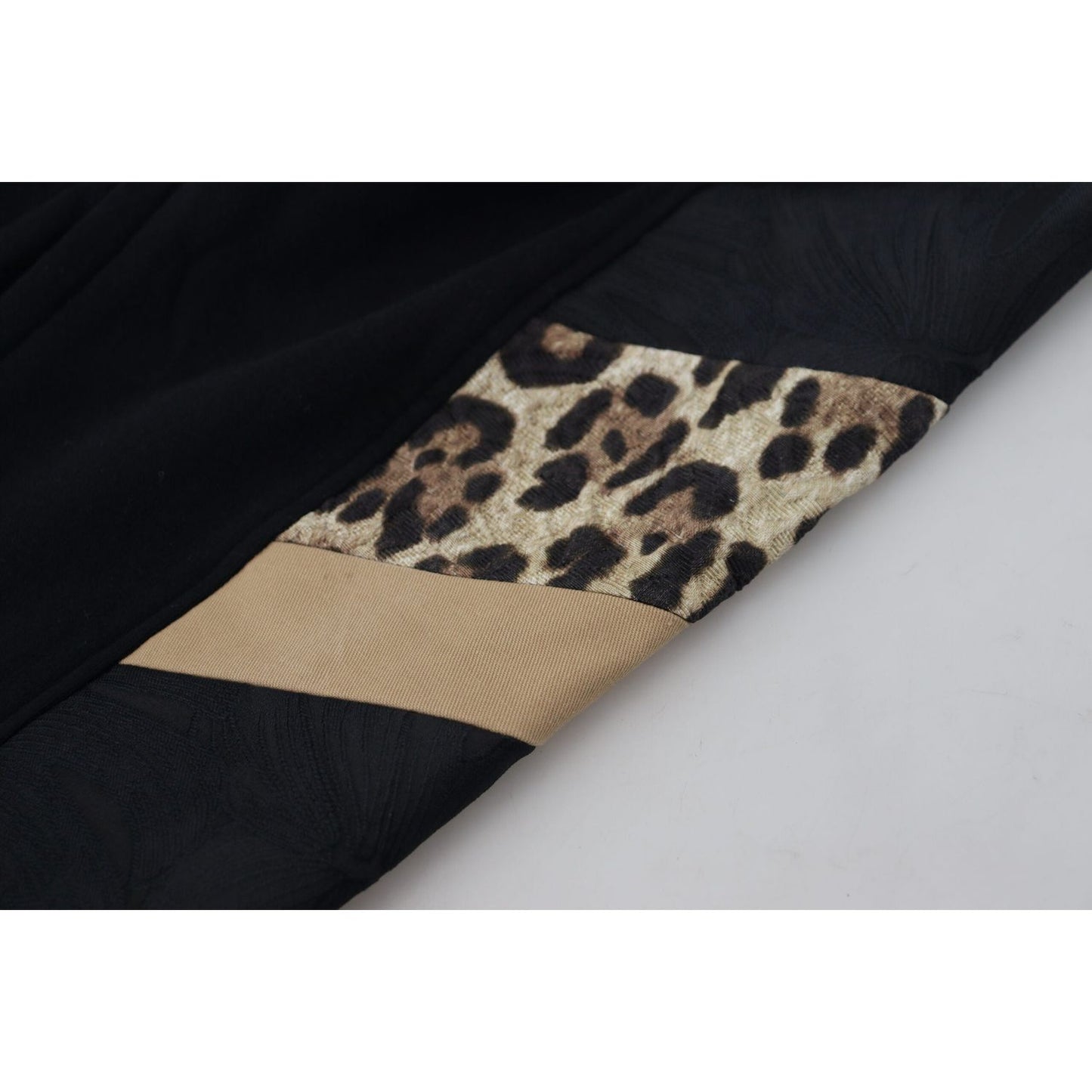 Dolce & Gabbana Black Polyester Skinny Jogger Men Pants Dolce & Gabbana