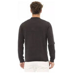 Alpha Studio Brown Cotton Men's Sweater AL-23579-IT50 | L