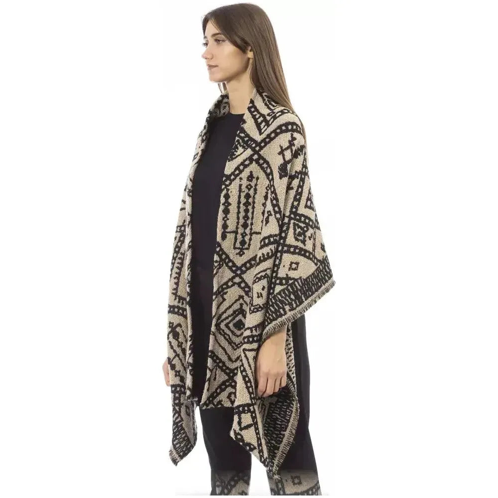 Alpha Studio Brown Acetate Scarf