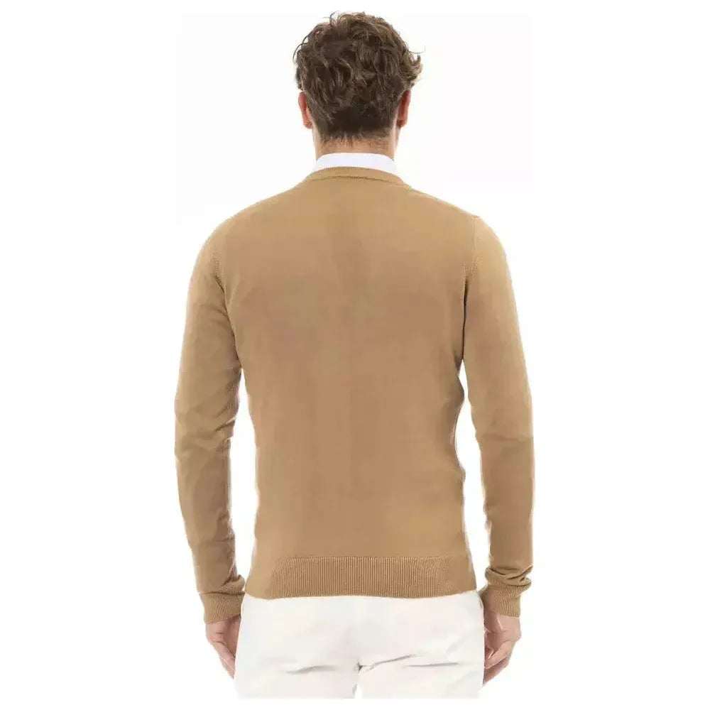 Baldinini Trend Beige Modal Men Sweater
