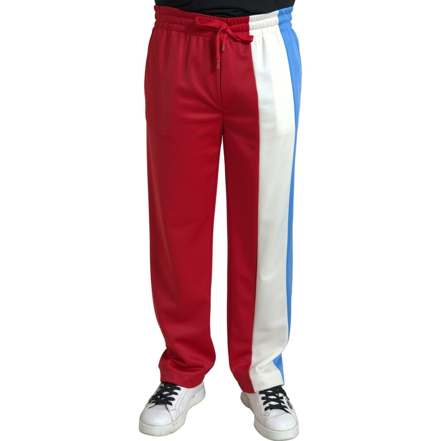 Dolce & Gabbana Multicolor Polyester Men Sweatpants Pants Dolce & Gabbana
