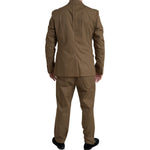 Dolce & Gabbana Brown 2 Piece Single Breasted TAORMINA Suit KOS2202-56