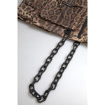 Dolce & Gabbana Brown Leopard Silk Sleeveless Sportswear TSH84202-54