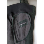 Dolce & Gabbana Green Perforated Leather Bomber Jacket