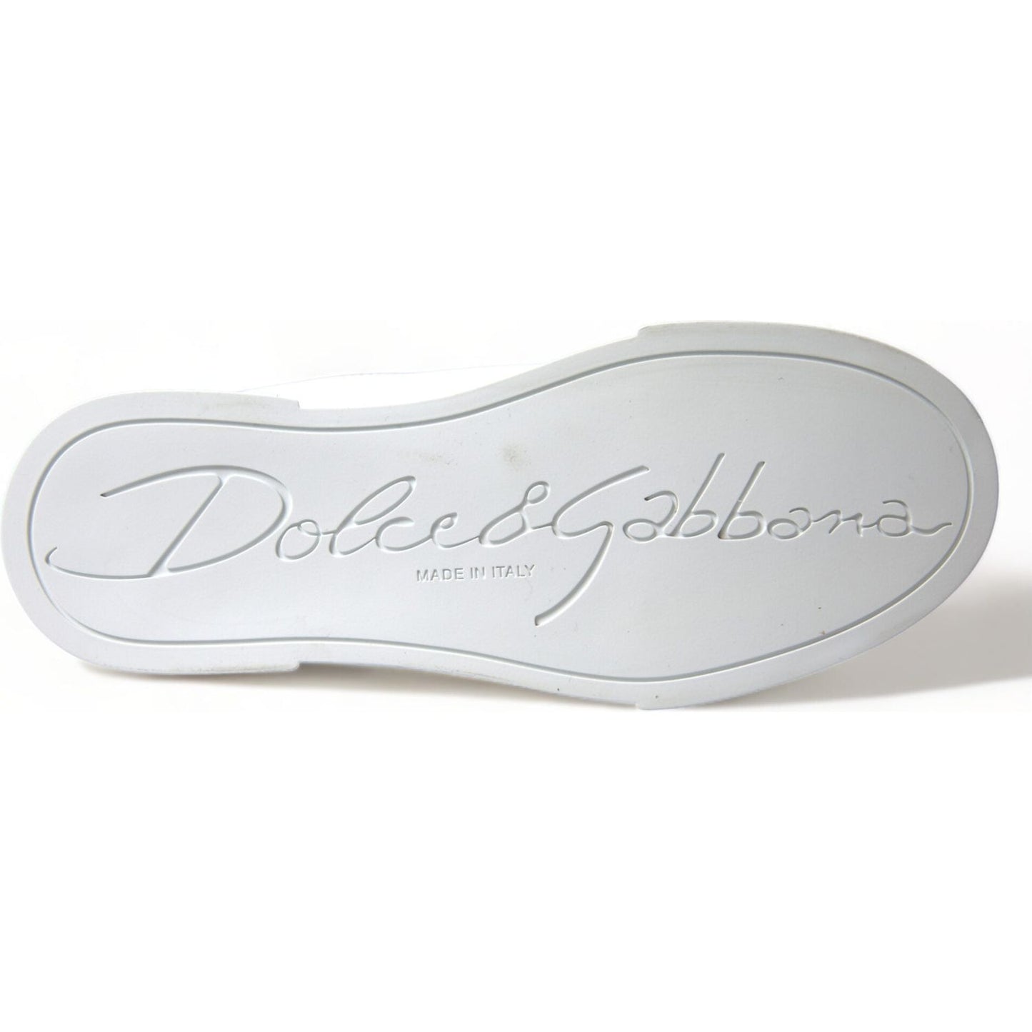 Dolce & Gabbana White Love Patch Portofino Classic Sneakers Shoes LA10478-36