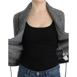 Cavalli Gray wool knitted cardigan SIG12079-1