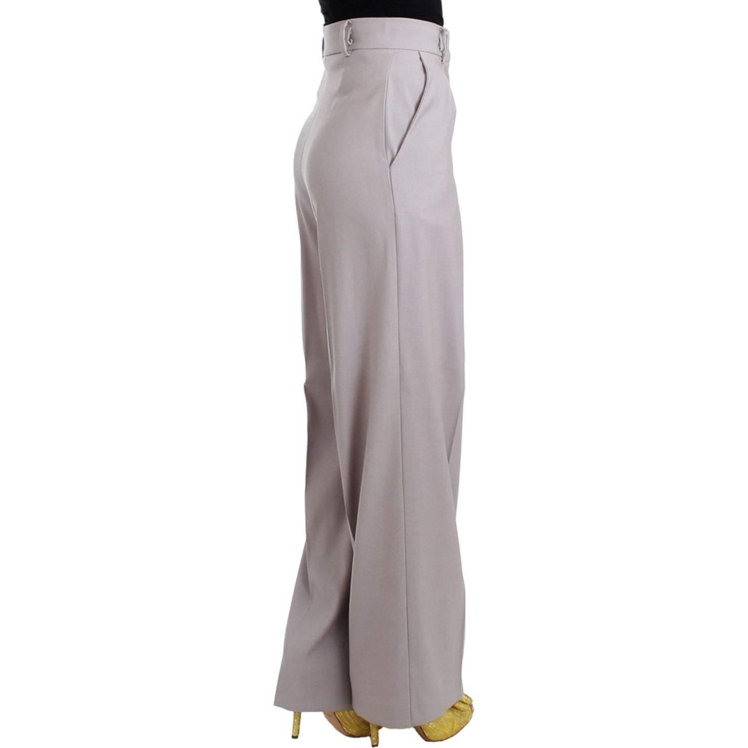 Cavalli Gray high waist pants