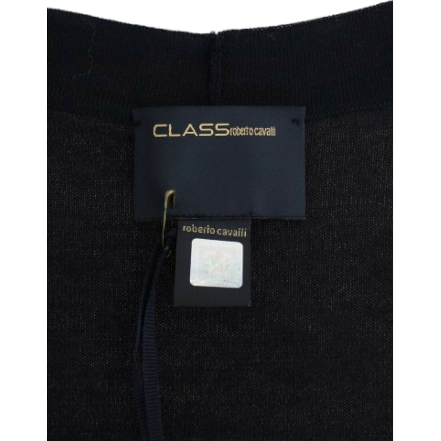 Cavalli Blue cropped wool cardigan