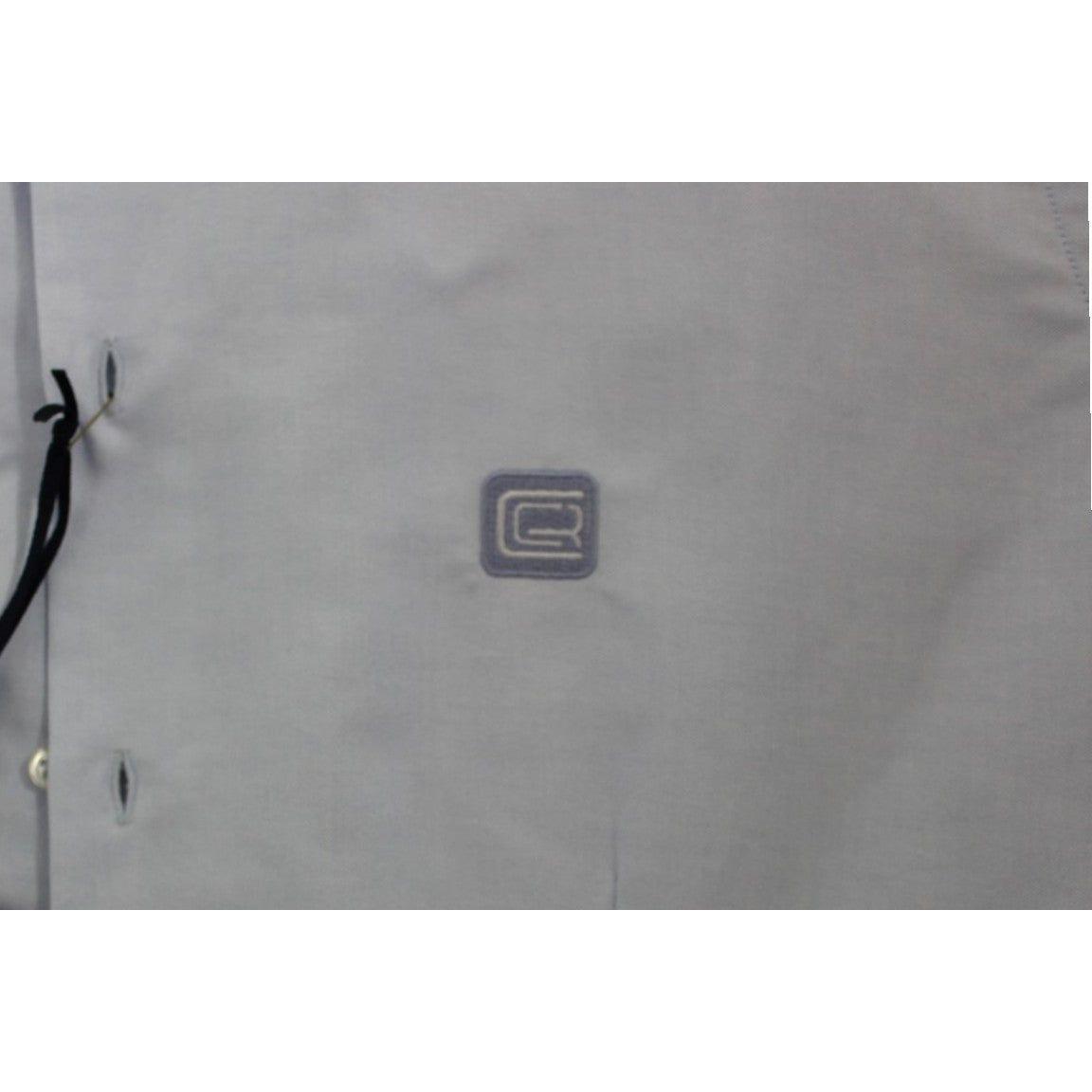 Cavalli Light blue cotton shirt