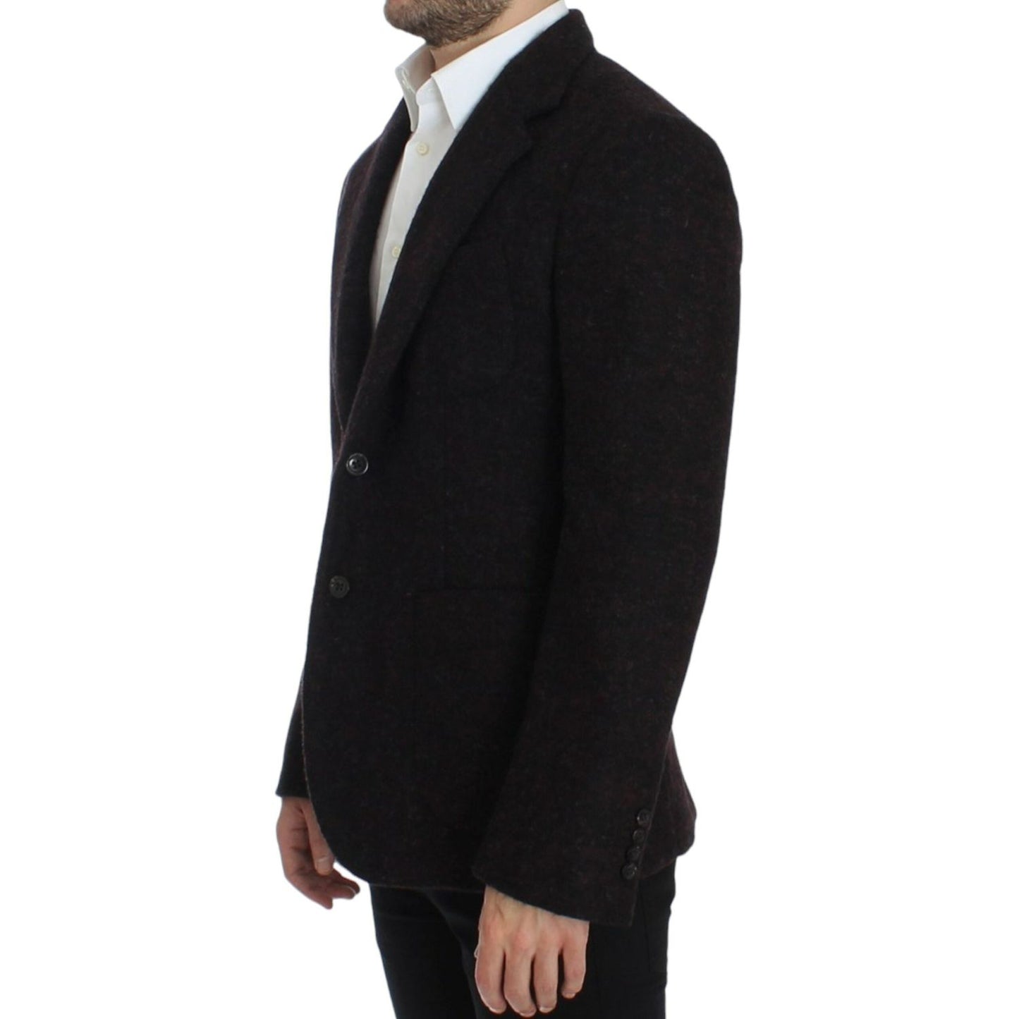 Dolce & Gabbana Bordeaux alpaga two button blazer Dolce & Gabbana
