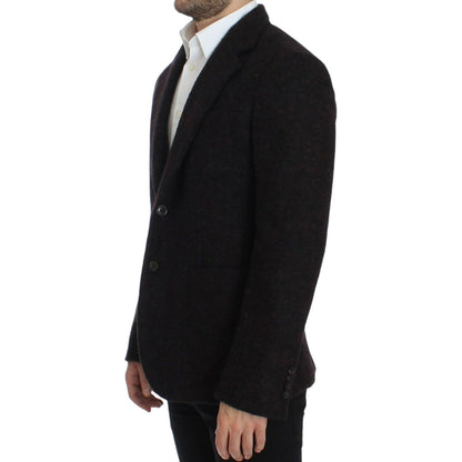 Dolce & Gabbana Bordeaux alpaga two button blazer Dolce & Gabbana