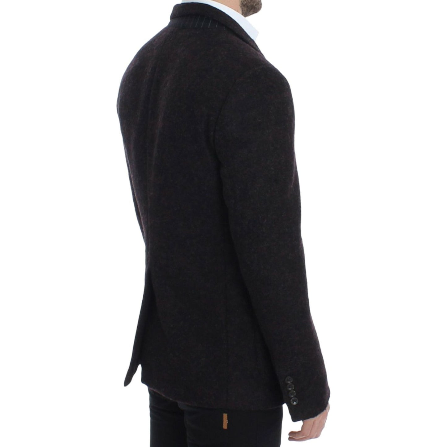 Dolce & Gabbana Bordeaux alpaga two button blazer Dolce & Gabbana