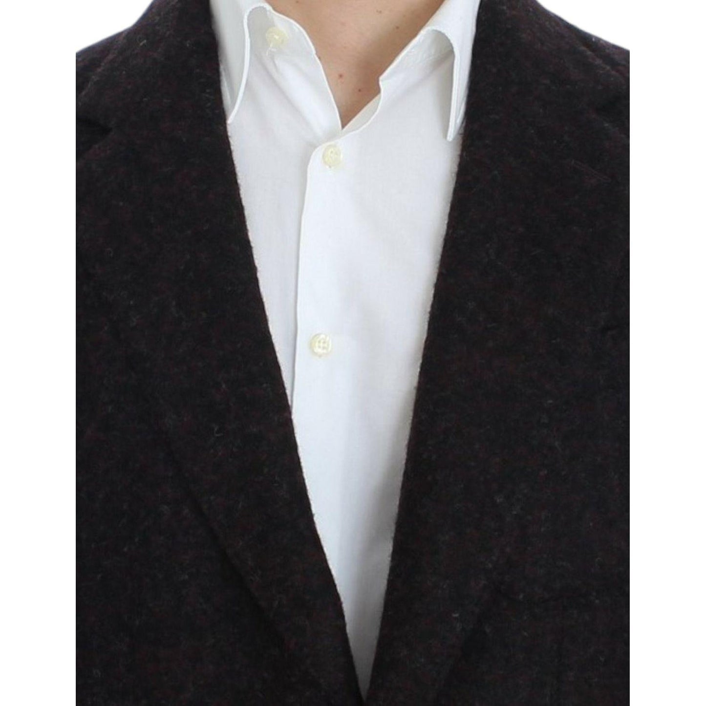 Dolce & Gabbana Bordeaux alpaga two button blazer Dolce & Gabbana