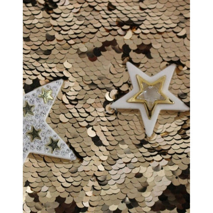 Dolce & Gabbana Masterpiece gold sequined crystal swarovski dress