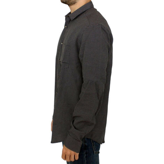 Costume National Gray linen casual shirt SIG10355-3