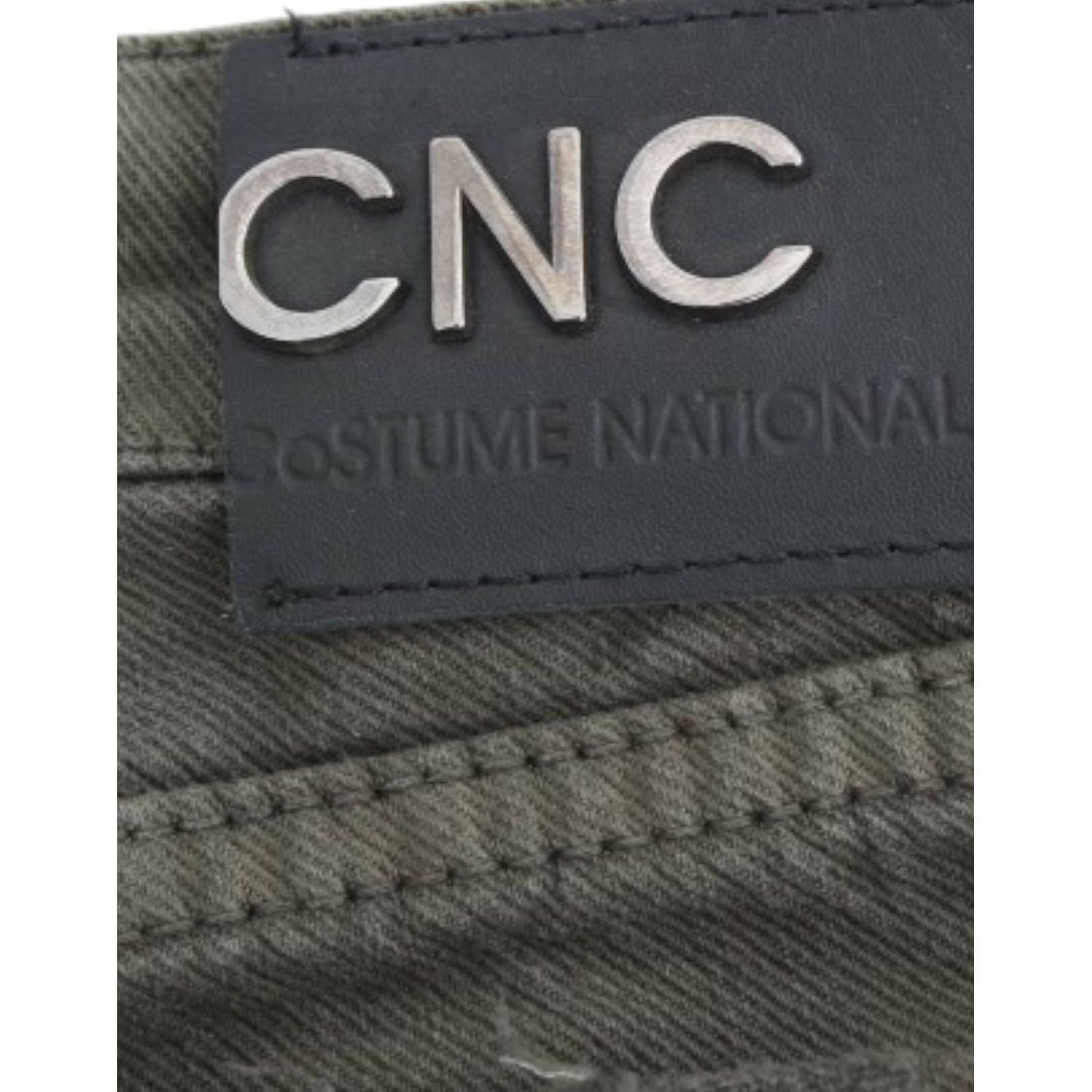 Costume National Green slim leg jeans