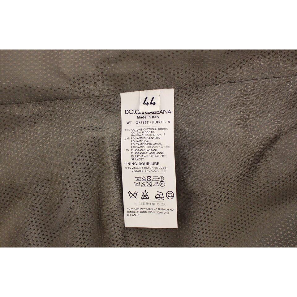 Dolce & Gabbana Beige Cotton Dress Vest Blazer Jacket