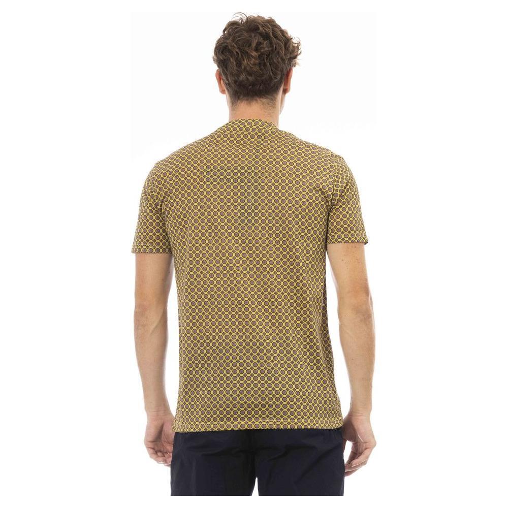 Baldinini Trend Gray Cotton Men T-Shirt BA-23711-XL