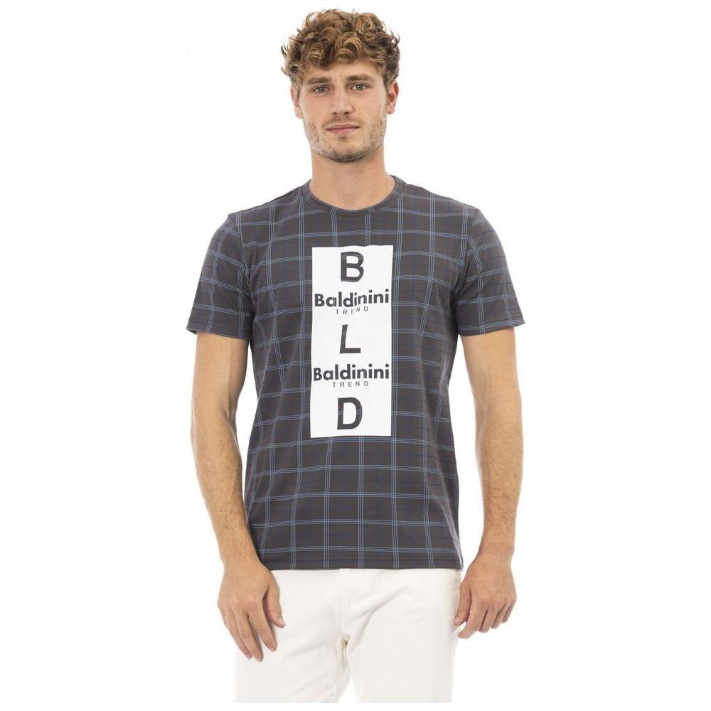 Baldinini Trend Gray Cotton T-Shirt