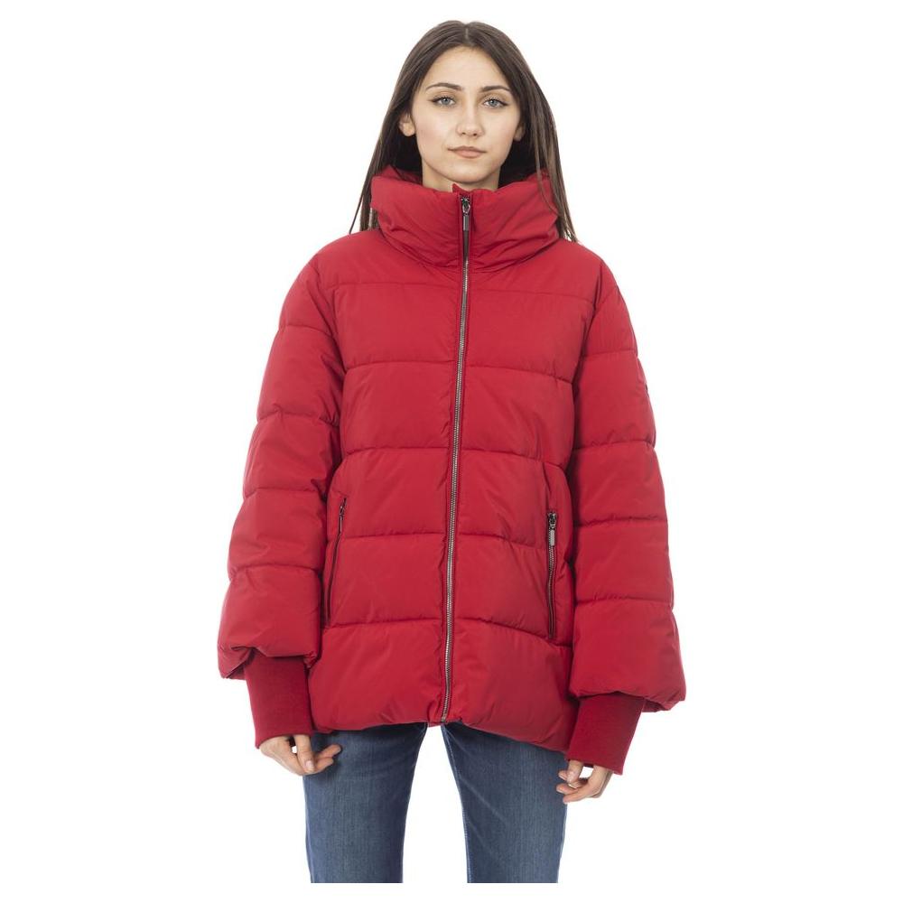 Baldinini Trend Red Polyamide Jackets & Coat