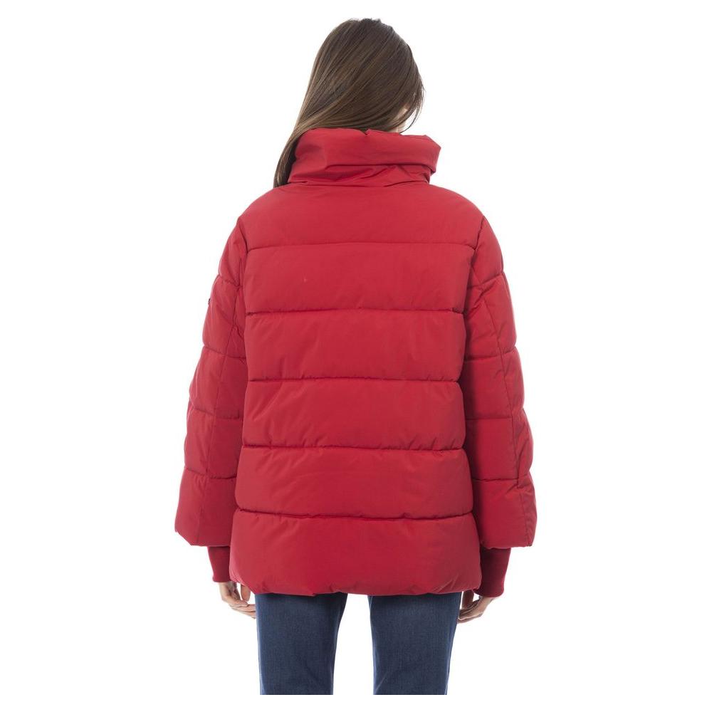 Baldinini Trend Red Polyamide Jackets & Coat