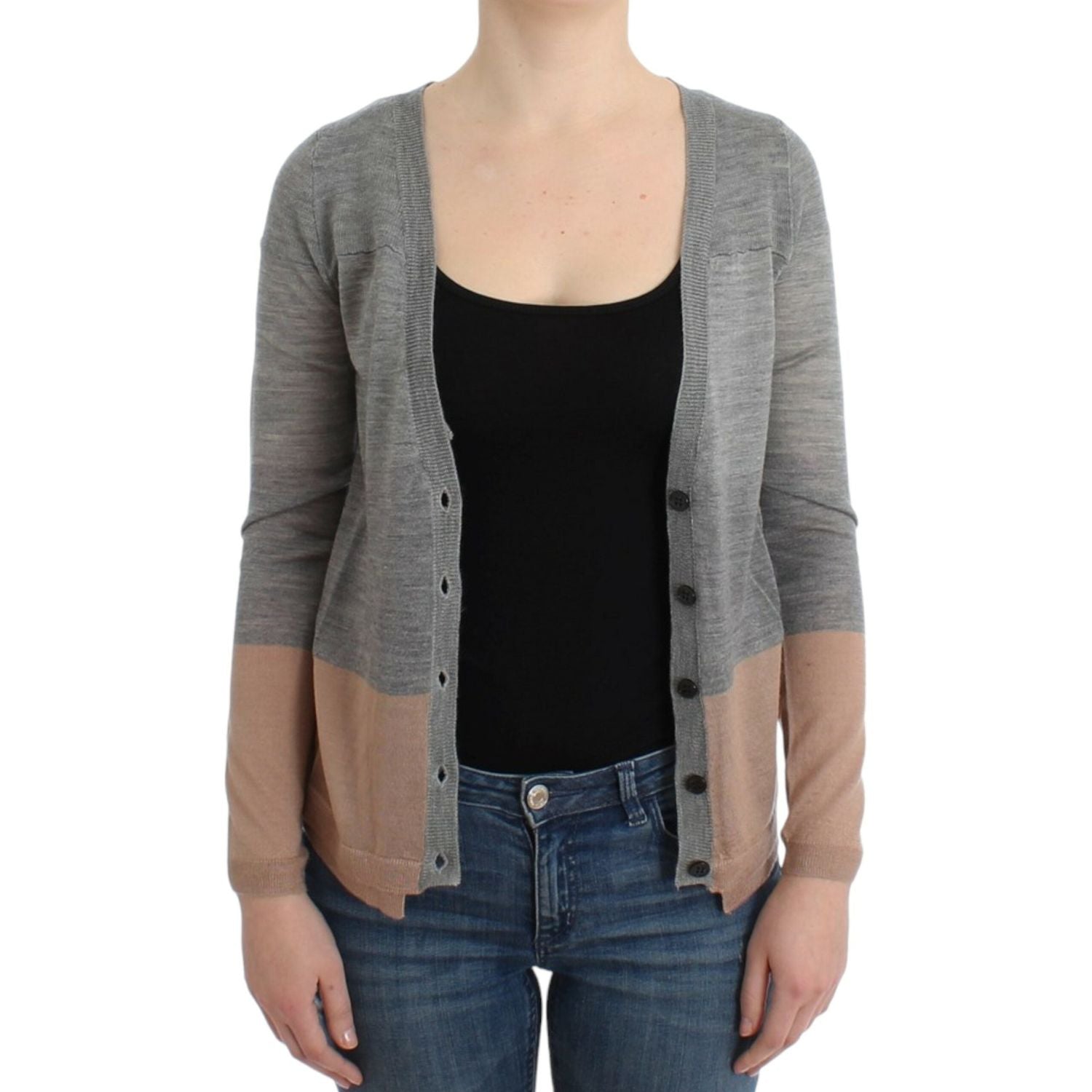 Costume National Gray lightweight cardigan