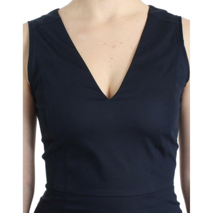 Costume National Blue pencil cotton dress