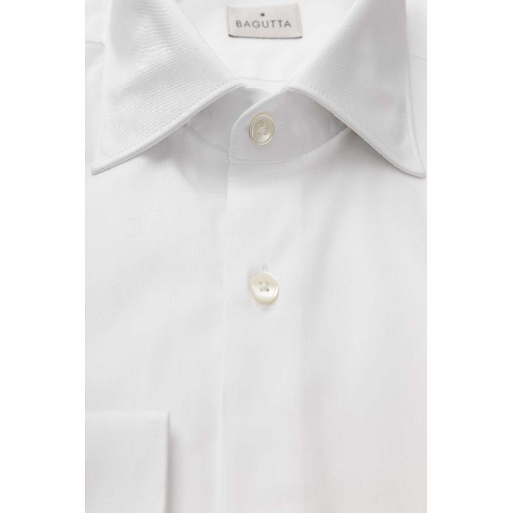 Bagutta White Cotton Shirt