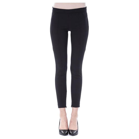 BYBLOS Black Polyester Women Pants BY-17640-IT38 | XS