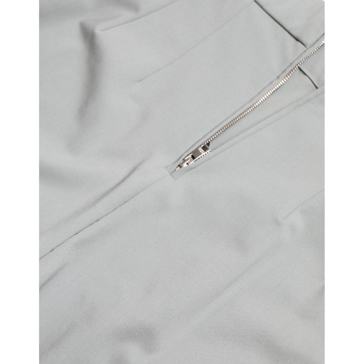 Dolce & Gabbana Gray Nylon Slim Trouser Pants PAN74960-40