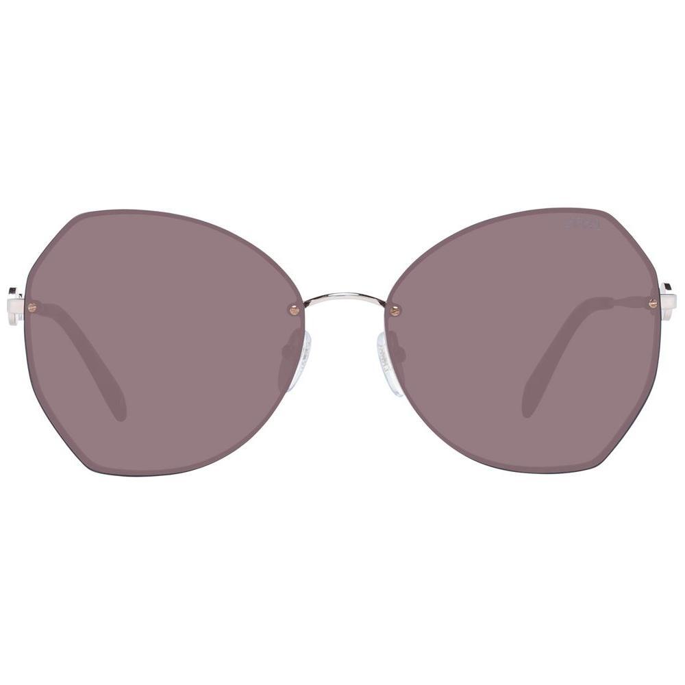 Emilio Pucci Rose Gold Metal Sunglasses