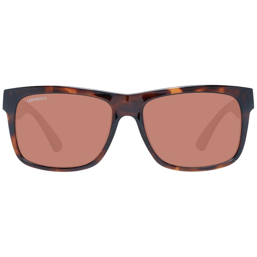 Serengeti Brown Plastic Sunglasses