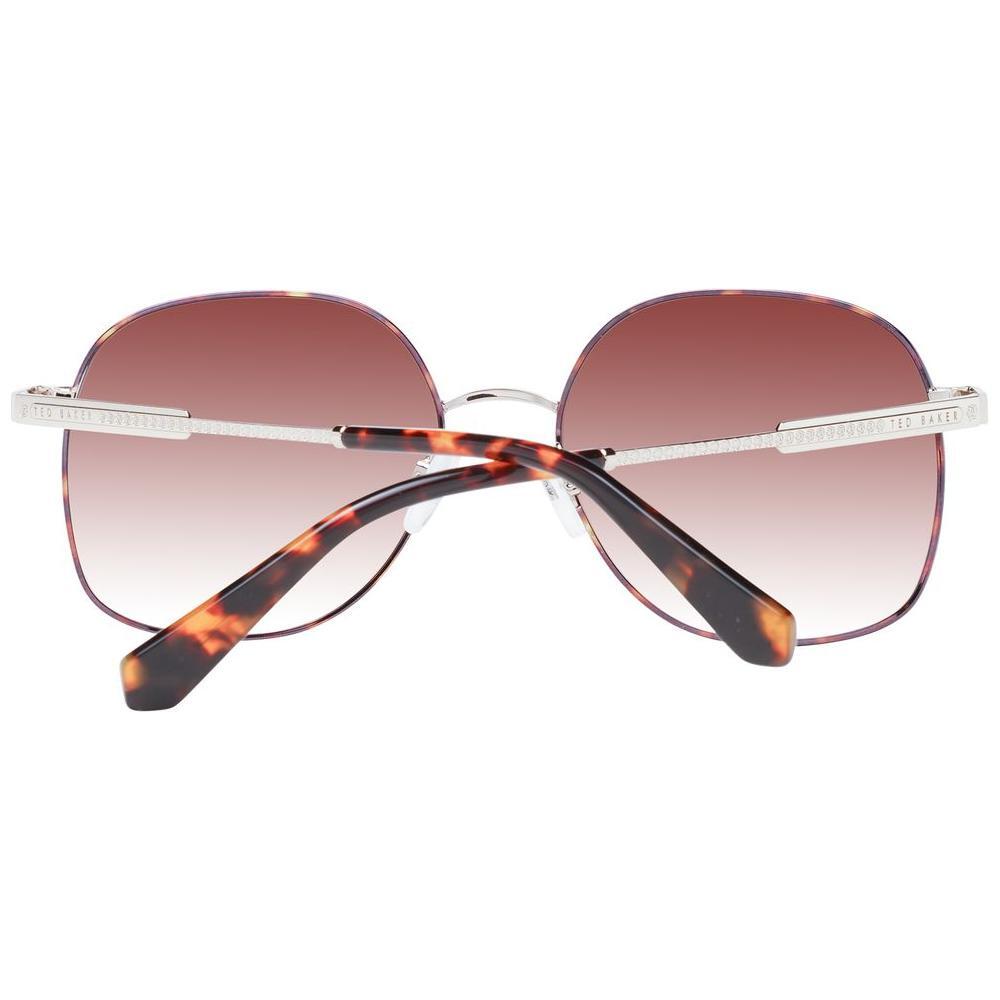 Ted Baker Brown Metal Sunglasses