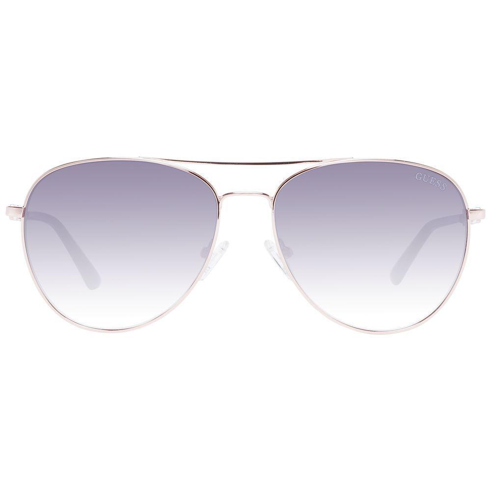 Guess Rose Gold Metal Sunglasses