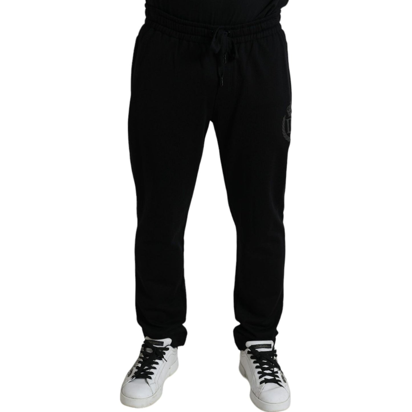 Dolce & Gabbana Black DG Logo Skinny Jogger Sweatpants Pants Dolce & Gabbana
