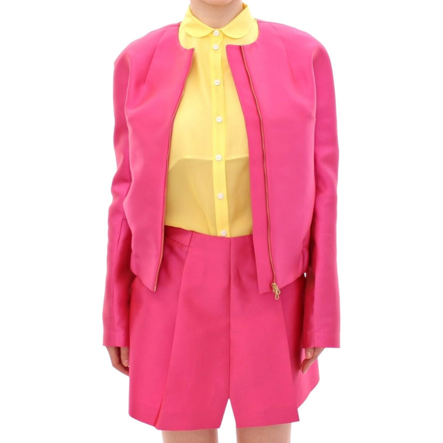 CO|TE Pink silk blend jacket