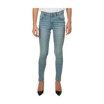 Yes Zee Blue Cotton Women's Skinny Jean YE-12221-W28