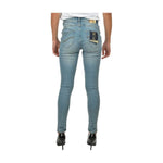 Yes Zee Blue Cotton Women's Skinny Jean YE-12221-W28