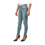Yes Zee Blue Cotton Women's Skinny Jean YE-12221-W28