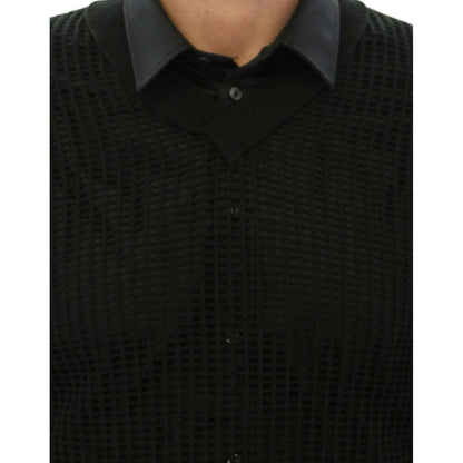 Dolce & Gabbana Dark Green Runway Netz Pullover Netted Sweater Dolce & Gabbana