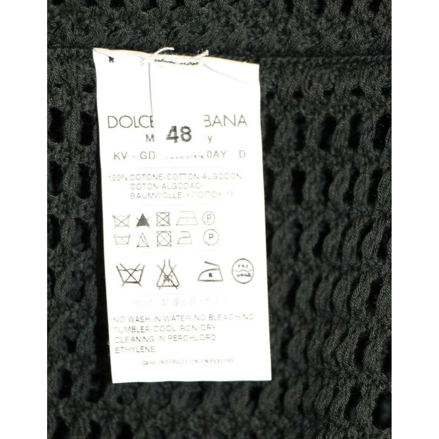 Dolce & Gabbana Dark Green Runway Netz Pullover Netted Sweater Dolce & Gabbana