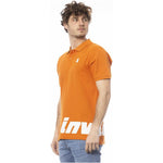 Invicta Orange Cotton Men Polo Shirt IN-24059-S