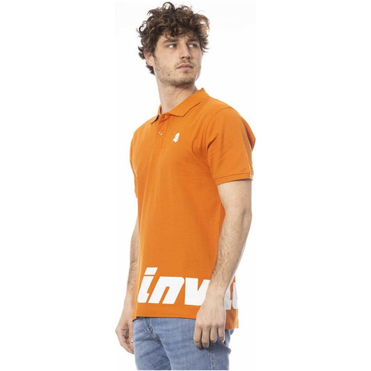 Invicta Orange Cotton Men Polo Shirt IN-24059-S