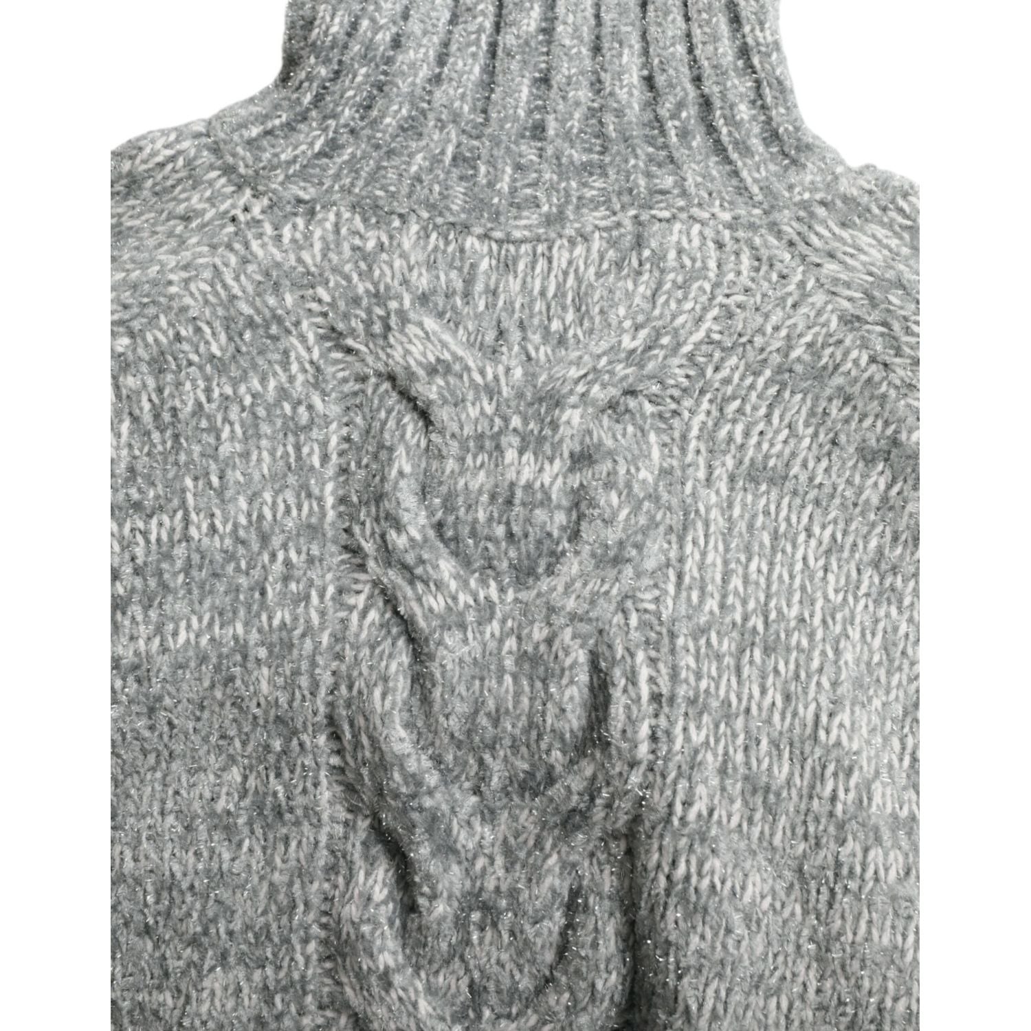 Dolce & Gabbana Gray Cashmere Turtle Neck Pullover Sweater