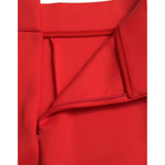 Dolce & Gabbana Red Nylon Stretch Slim Leggings Pants PAN74997-40