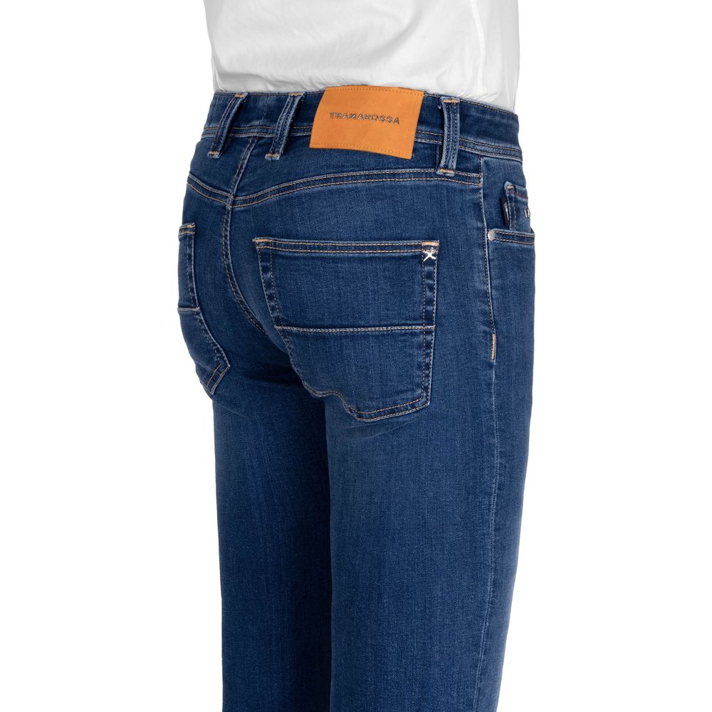 Tramarossa Blue Cotton Jeans Denim