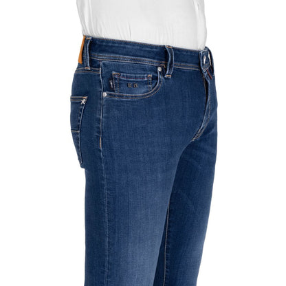 Tramarossa Blue Cotton Jeans Denim